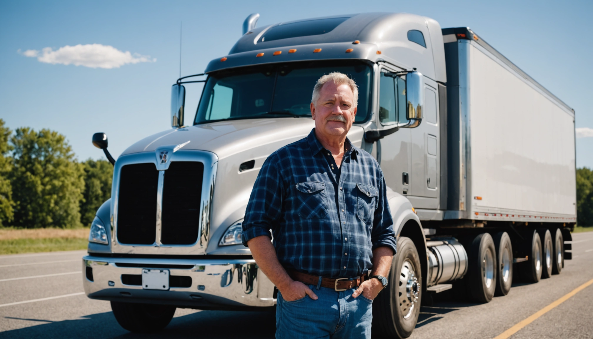 selbständiger lkw fahrer